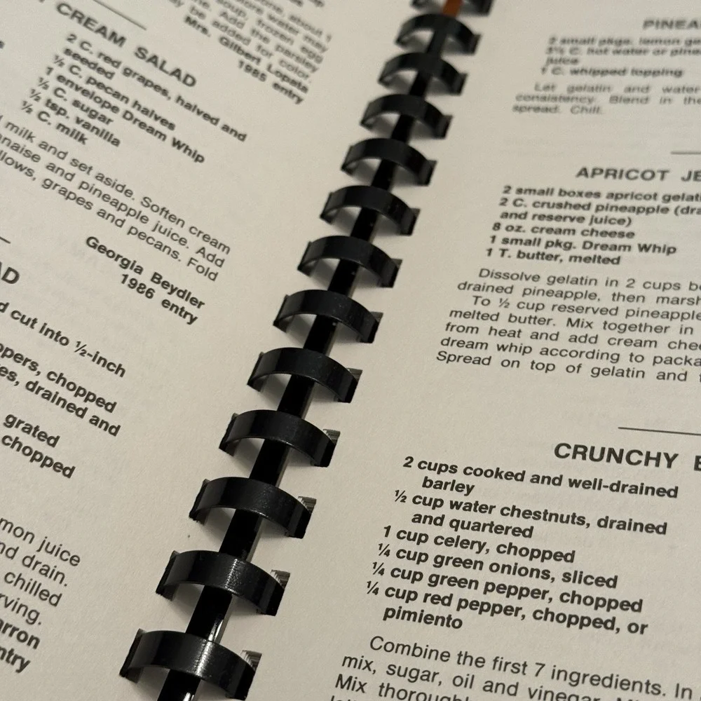 What's Cookin In Eastern Iowa 2nd Edition Cookbook Recipes From 1980's VTG